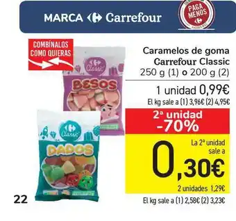 Carrefour Caramelos De Goma Carrefour Classic 250g oferta