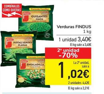Carrefour Verduras Findus 1kg oferta