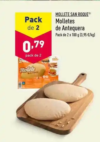 ALDI Mollette San Roque Molletes De Antequera 2 x 100g oferta