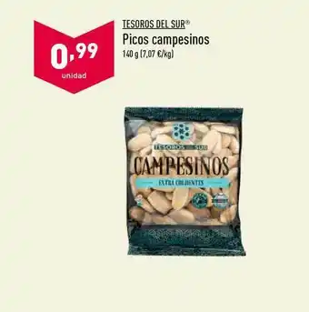 ALDI Tesoros Del Sur Picos Campesinos 140g oferta