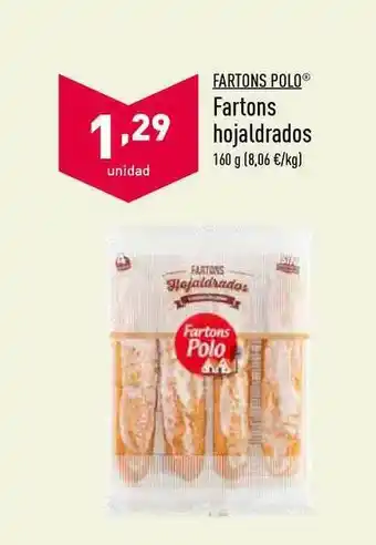 ALDI Fartons Polo Fartons Hojaldrados 160g oferta