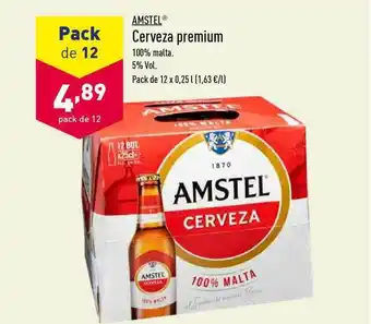 ALDI Amstel Cerveza Premium 12 x 0,25l oferta