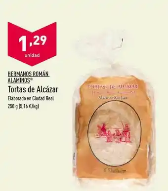 ALDI Hermanos Román Alaminos Tortas De Alcázar 250g oferta
