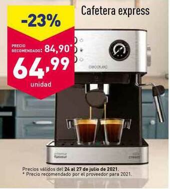ALDI Cafetera Express oferta