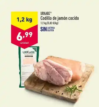 ALDI Urkabe Codillo De Jamón Cocido 1.2kg oferta