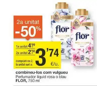BonpreuEsclat 2a unitat -50% perfumador líquid rosa o blau flor oferta