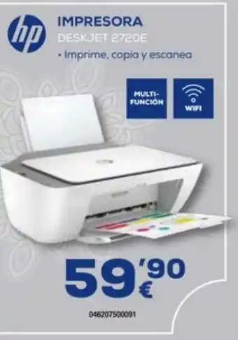 Euronics Impresora deskjet 2720e hp oferta