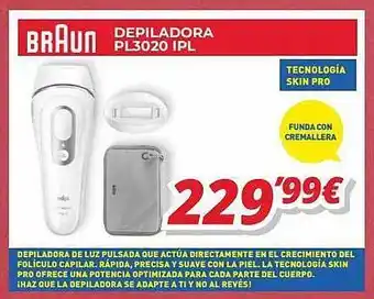 Mi electro Braun depiladora pl3020 ipl oferta
