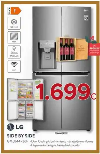 Tien 21 Side by side lg gml844pz6f oferta