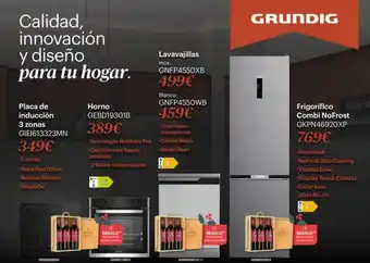 Tien 21 Frigorifico combi nofrost gkpn46920xp grundig oferta
