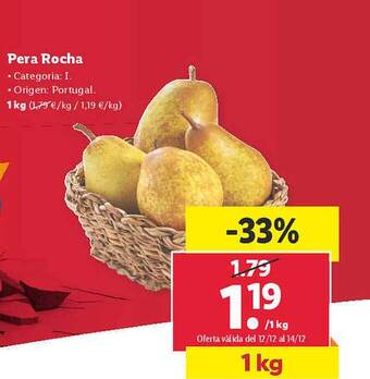 Lidl Pera rocha oferta