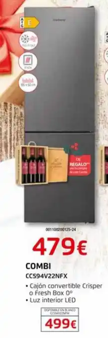 Tien 21 Combi cc594v22nfx oferta