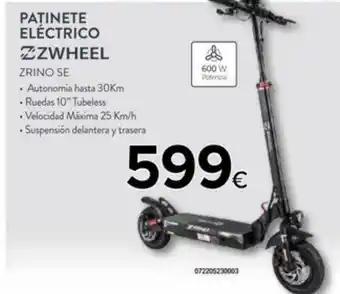 Tien 21 Patinete eléctrico zwheel zrino se oferta