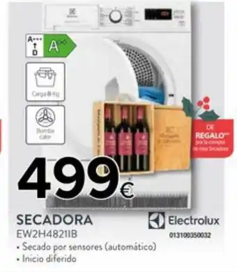 Tien 21 Secadora ew2h4821ib electrolux oferta