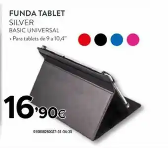 Tien 21 Funda tablet silver basic universal oferta