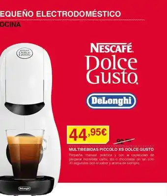 Chafiras Multibebidas piccolo xs dolce gusto oferta