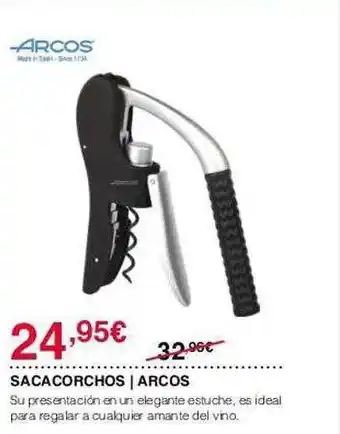 Sacacorchos arcos