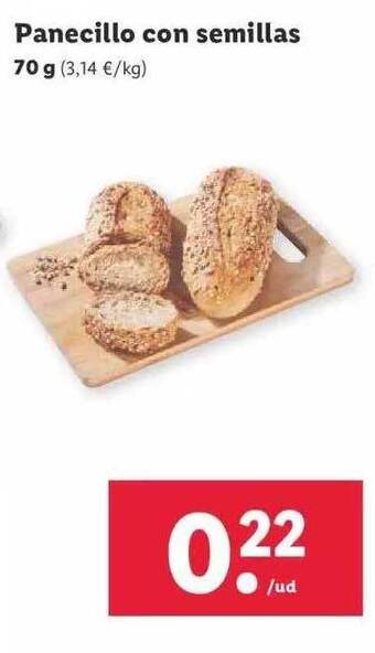 Lidl Panecillo con semillas oferta