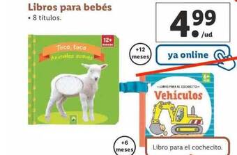 Lidl Libros para bebés oferta
