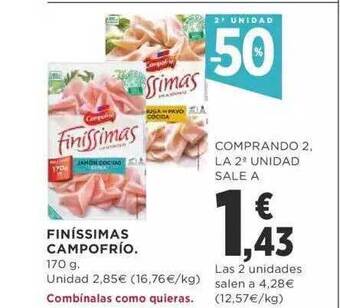 Supercor Exprés 2a unidad -50% finíssimas campofrío oferta