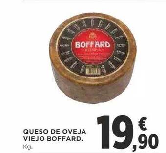 Supercor Queso de oveja viejo boffard oferta