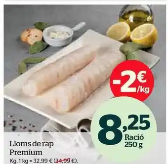 La Sirena Lloms de rap premium kg oferta
