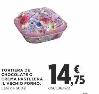 Supercor Tortiera de chocolate o crema pastelera il vechio forno oferta