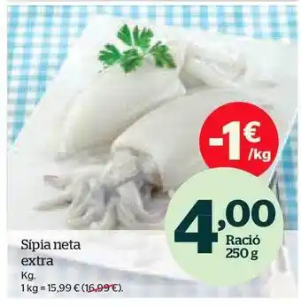La Sirena Sipia neta extra kg oferta