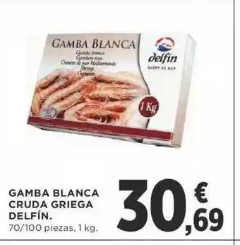 Supercor Gamba blanca cruda griega delfín oferta