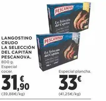 Supercor Langostino crudo de selección del capitán pescanova oferta