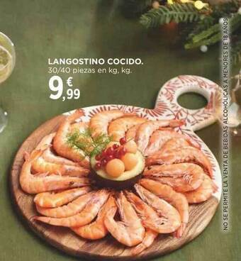 Supercor Langostino cocido oferta