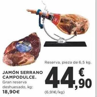 Supercor Jamón serrano campodulce oferta