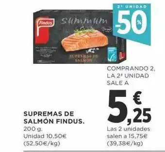 Supercor 2a unidad -50% supremas de salmón findus oferta