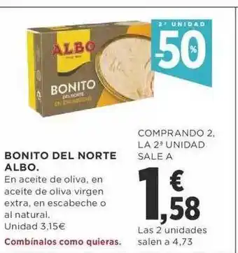 Supercor 2a unidad -50% bonito del norte albo oferta