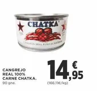 Supercor Cangrejo real 100% carne chatka oferta