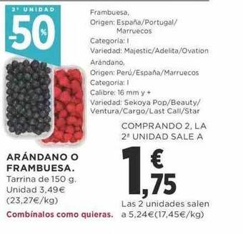 Supercor 2a unidad -50% arándano o frambuesa oferta