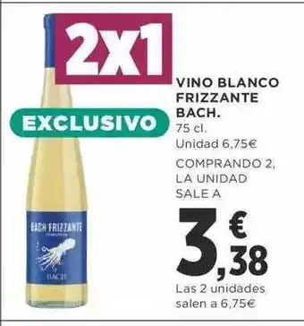 Supercor Vino blanco frizzante bach oferta