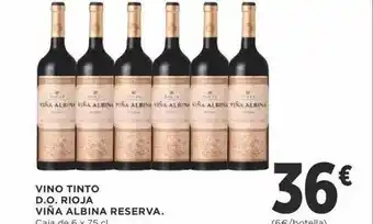 Supercor Vino tinto d.o. rioja viña albina reserva oferta