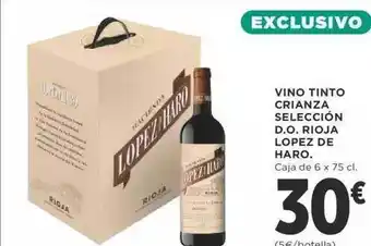 Supercor Vino tinto crianza selección d.o. rioja lopez de haro oferta