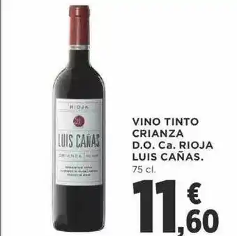 Supercor Vino tinto crianza d.o.ca. rioja luis cañas oferta