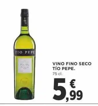 Supercor Vino fino seco tío pepe oferta