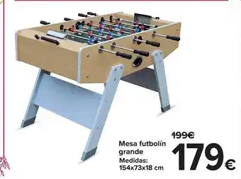 Carrefour Mesa futbolín grande oferta