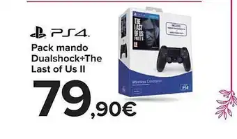 Carrefour Ps4 pack mando dualshock + the last of us ii oferta