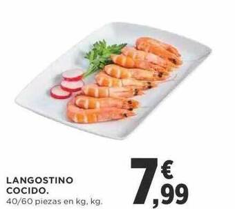 Supercor Langostino cocido oferta