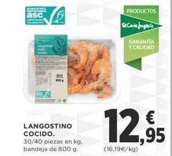 Supercor Langostino cocido oferta