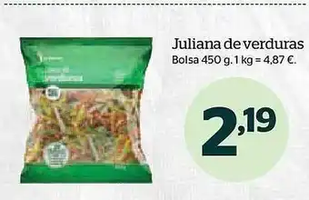 La Sirena Juliana de verduras bolsa oferta