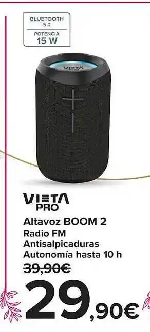Carrefour Vieta pro altavoz boom2 oferta