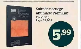 La Sirena Salmón noruego ahumado premium pack oferta