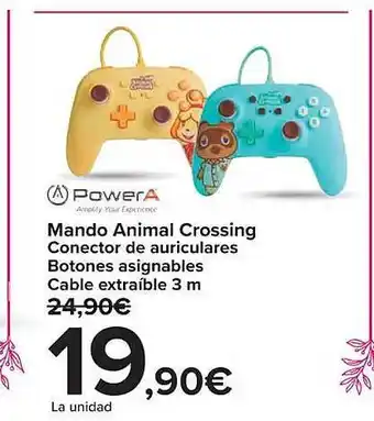 Carrefour Mando animal crossing powera oferta