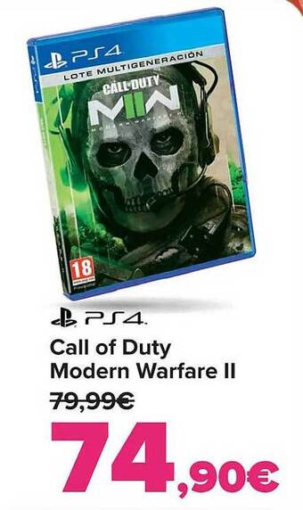 Carrefour Ps4 call of duty modern warfare ii oferta